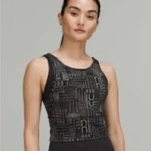 Lululemon Power Pivot Everlux Tank Top Motif Design Women 2 Or 4